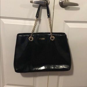 Black Patent leather Kate Spade bag
